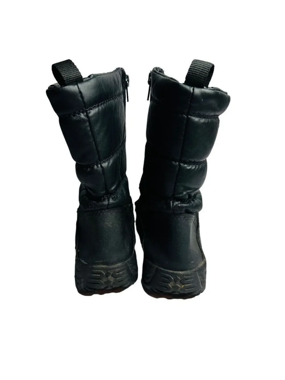 Magellan Outdoors Youth‎ Kids Black Winter Boots Side Zip Size 2